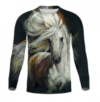 Elastisches Langarmshirt "Wild Mare" Größe L